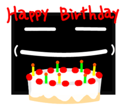 Fairy of strange square face sticker #2847793