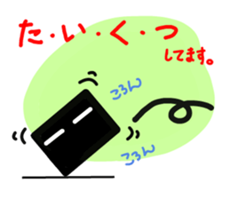 Fairy of strange square face sticker #2847797