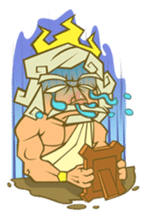 Awkward Zeus sticker #2847844