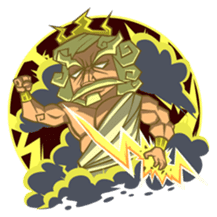 Awkward Zeus sticker #2847845