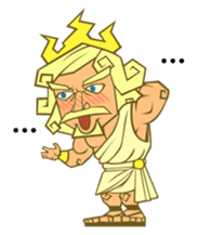 Awkward Zeus sticker #2847846