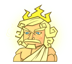 Awkward Zeus sticker #2847847