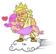 Awkward Zeus sticker #2847850