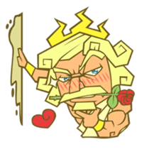 Awkward Zeus sticker #2847851