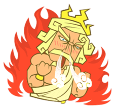 Awkward Zeus sticker #2847857