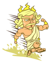 Awkward Zeus sticker #2847859