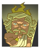 Awkward Zeus sticker #2847861