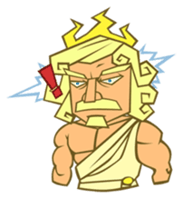 Awkward Zeus sticker #2847864