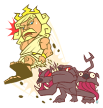 Awkward Zeus sticker #2847872