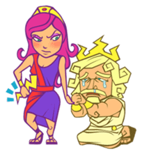 Awkward Zeus sticker #2847873