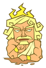 Awkward Zeus sticker #2847874