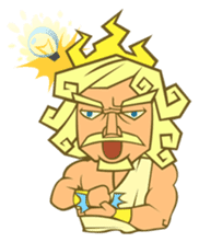 Awkward Zeus sticker #2847876