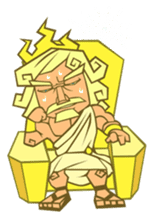 Awkward Zeus sticker #2847877