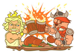 Awkward Zeus sticker #2847880