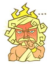 Awkward Zeus sticker #2847882