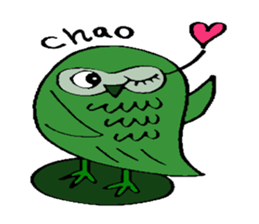 HAPPY OWL sticker #2848165