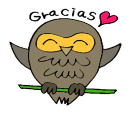 HAPPY OWL sticker #2848169