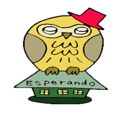 HAPPY OWL sticker #2848175