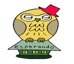 HAPPY OWL sticker #2848175