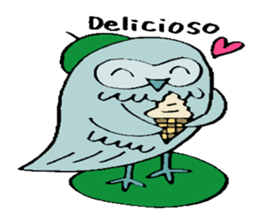 HAPPY OWL sticker #2848178