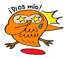 HAPPY OWL sticker #2848197