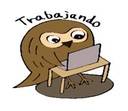 HAPPY OWL sticker #2848198