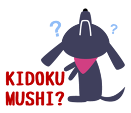 Cute dachshund sticker #2848523