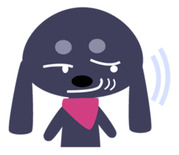 Cute dachshund sticker #2848542