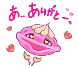 Handmade macaron thinking sticker #2848868