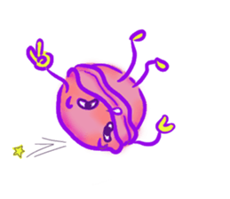 Handmade macaron thinking sticker #2848882