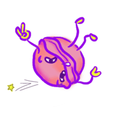 Handmade macaron thinking sticker #2848882