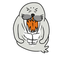 curious Seal GONZO sticker #2849099