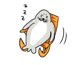 curious Seal GONZO sticker #2849122