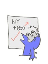 Short sale-kun  English edition sticker #2849457