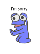 Short sale-kun  English edition sticker #2849476