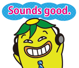 An English response stamp sticker #2849781