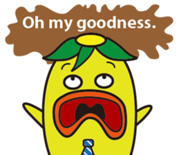 An English response stamp sticker #2849786