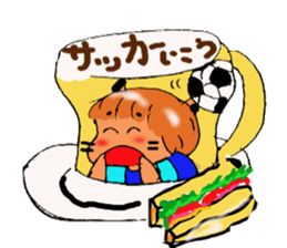 Cat cafe!Latte sticker #2850050