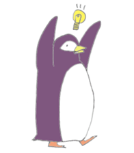 The easygoing penguins sticker #2850455