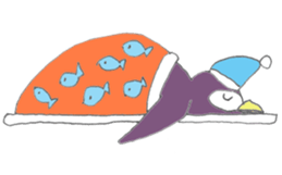 The easygoing penguins sticker #2850459