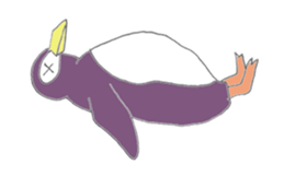 The easygoing penguins sticker #2850460