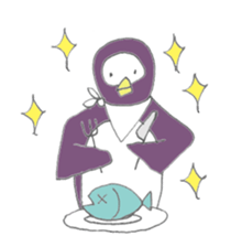 The easygoing penguins sticker #2850464