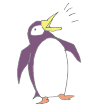 The easygoing penguins sticker #2850465