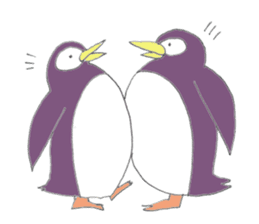 The easygoing penguins sticker #2850470