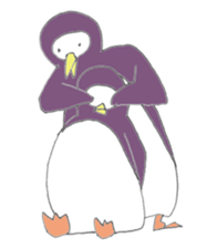 The easygoing penguins sticker #2850474