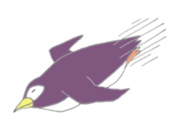 The easygoing penguins sticker #2850478