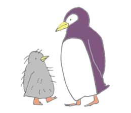 The easygoing penguins sticker #2850480
