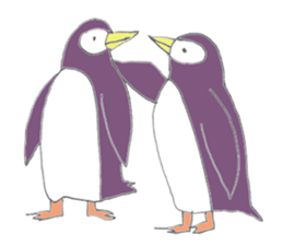 The easygoing penguins sticker #2850481