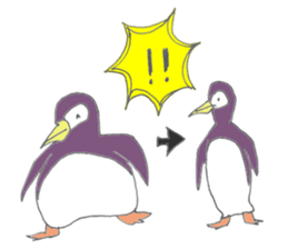 The easygoing penguins sticker #2850482