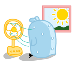 Chiketori little blue chicks sticker #2851339